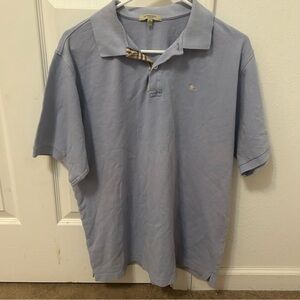 Burberry Blue Polo Shirt Classic Style